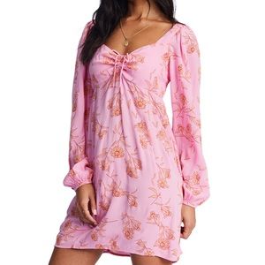 Printed Crinkle Woven Mini Dress